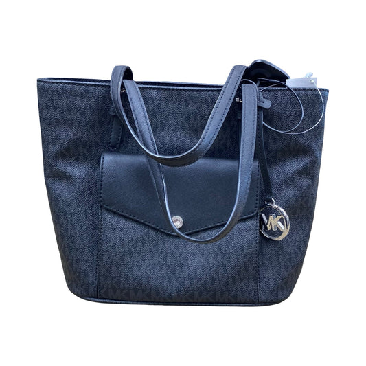 Handbag Designer By Michael Kors In Black & Grey, Size:Small