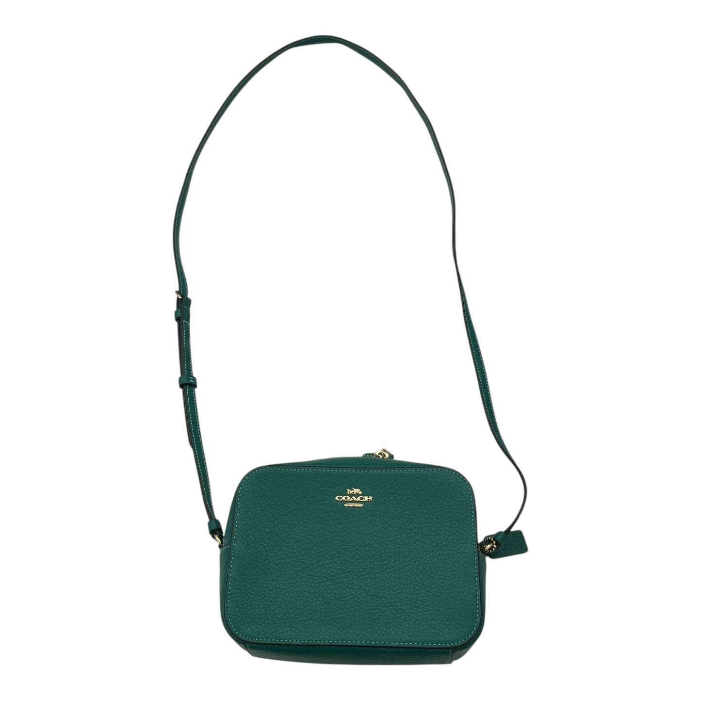 Crossbody Designer By Coach In Green, Size:Small