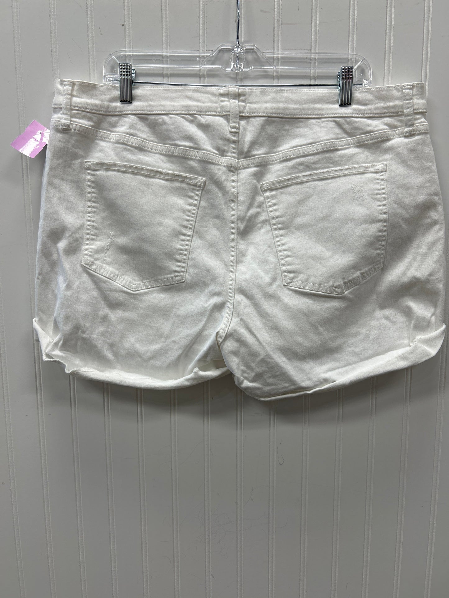 Shorts By Sneak Peek In White Denim, Size:Xl