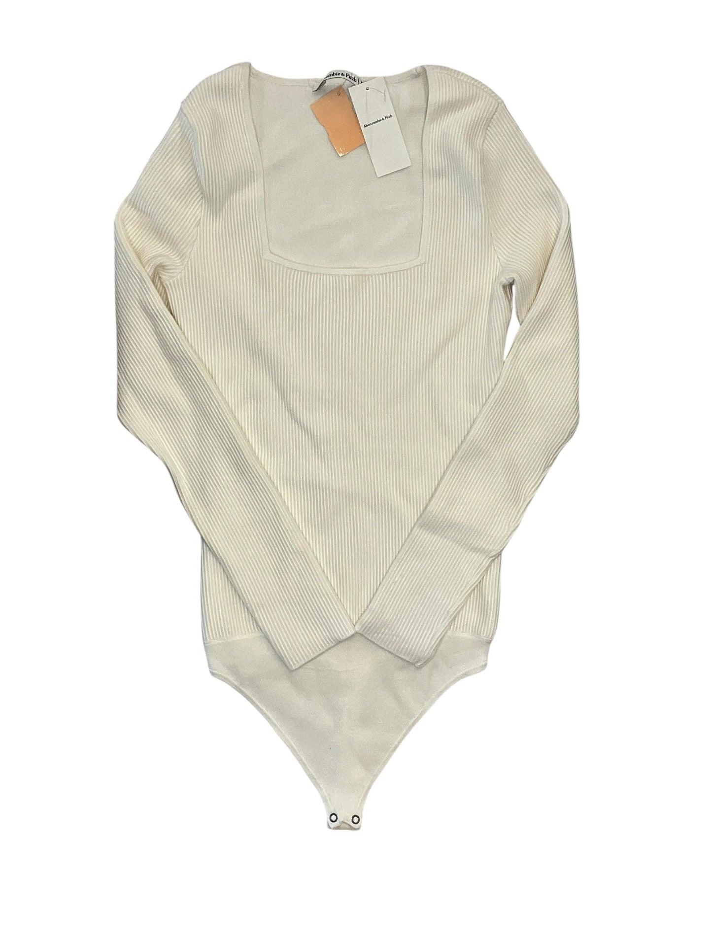 Bodysuit By Abercrombie And Fitch In White, Size:Xs