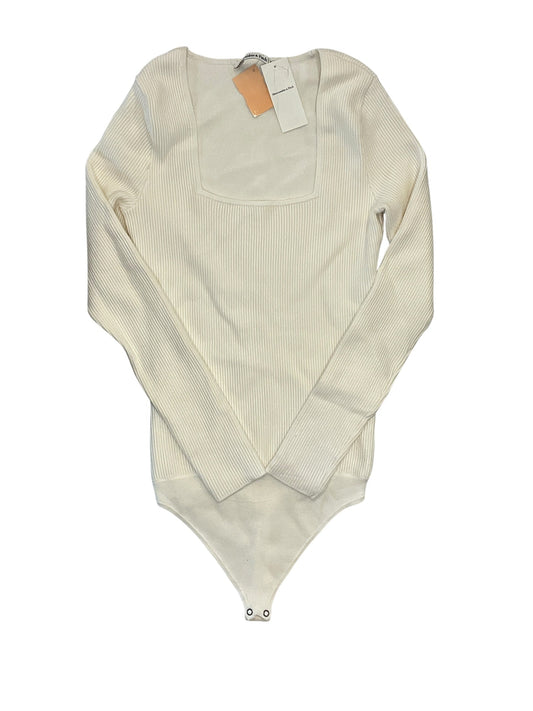 Bodysuit By Abercrombie And Fitch In White, Size:Xs