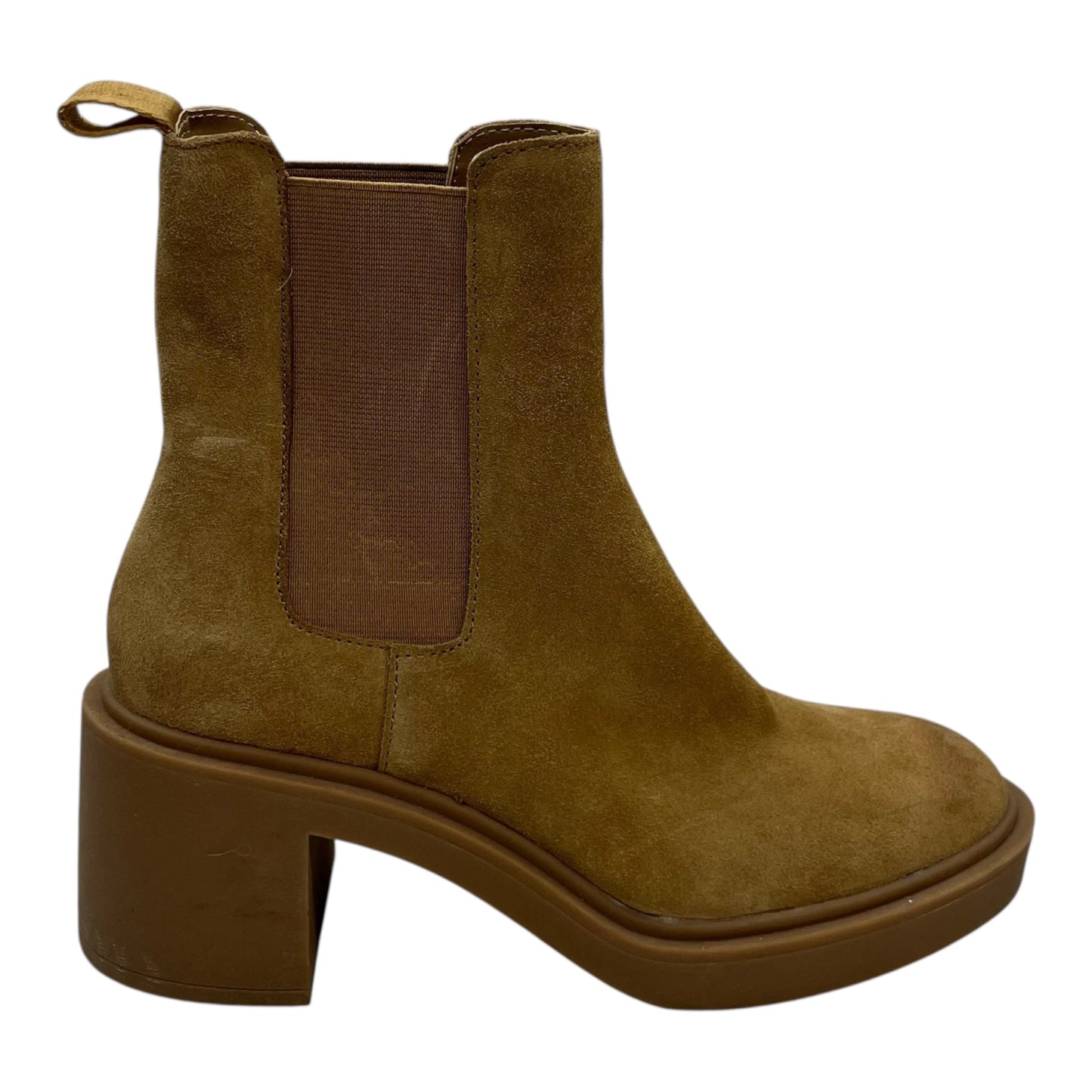Boots Ankle Heels By Dolce Vita In Brown, Size:7