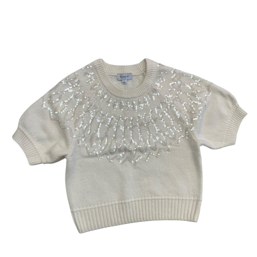 Sweater Ss By Evereve In Cream, Size:S