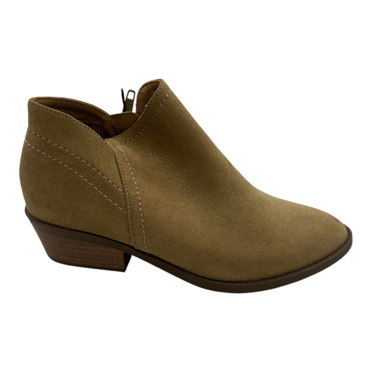 Boots Ankle Heels By Time And Tru In Brown, Size:6