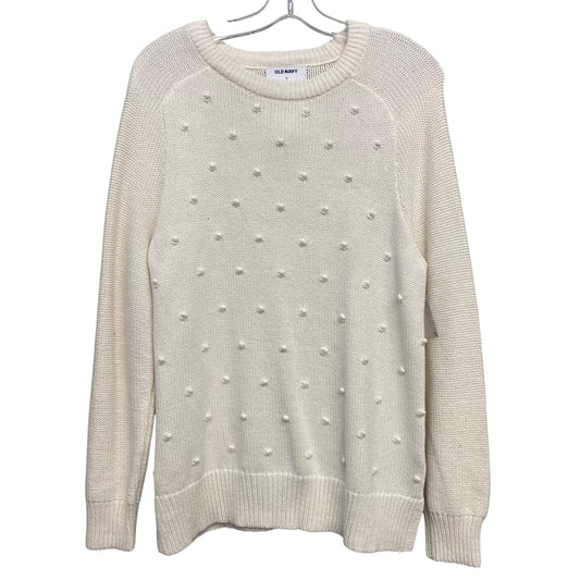 Sweater By Old Navy In White, Size:M