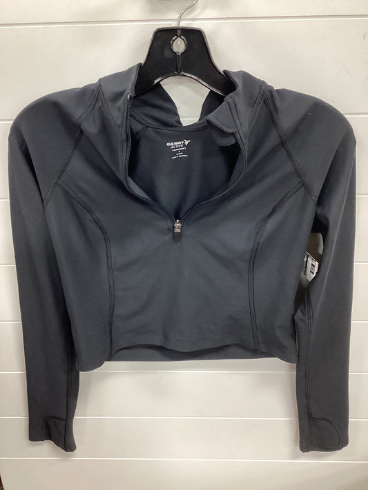 Athletic Top Ls Collar By Old Navy In Black, Size:S
