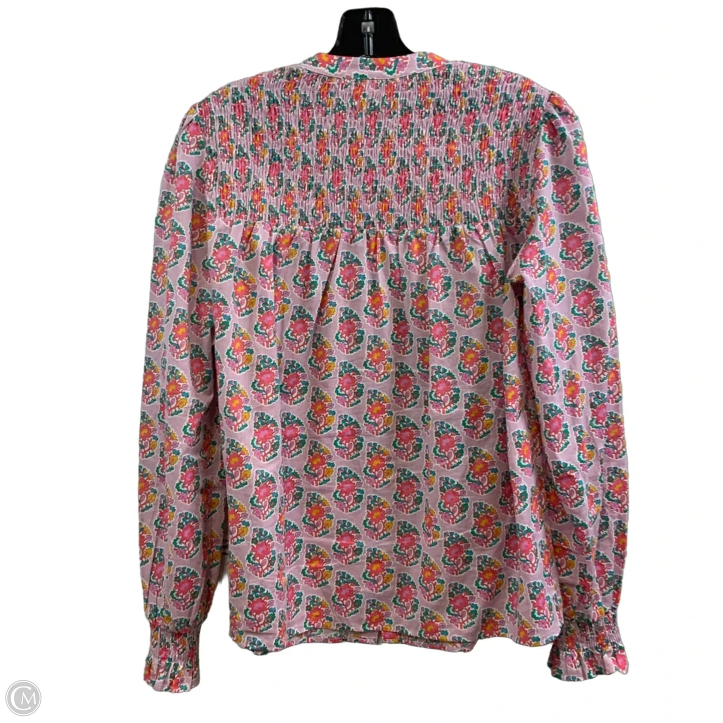 Blouse Long Sleeve By Boden In Pink, Size: S