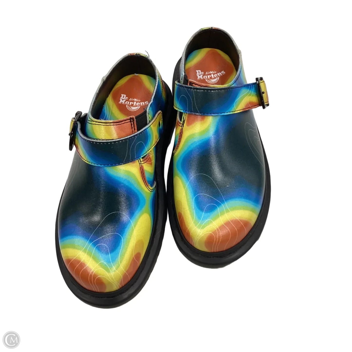 Shoes Flats By Dr Martens In Blue, Size: 7