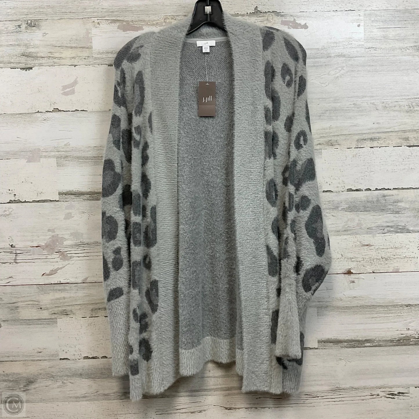 Sweater Cardigan By J. Jill In Grey, Size: M