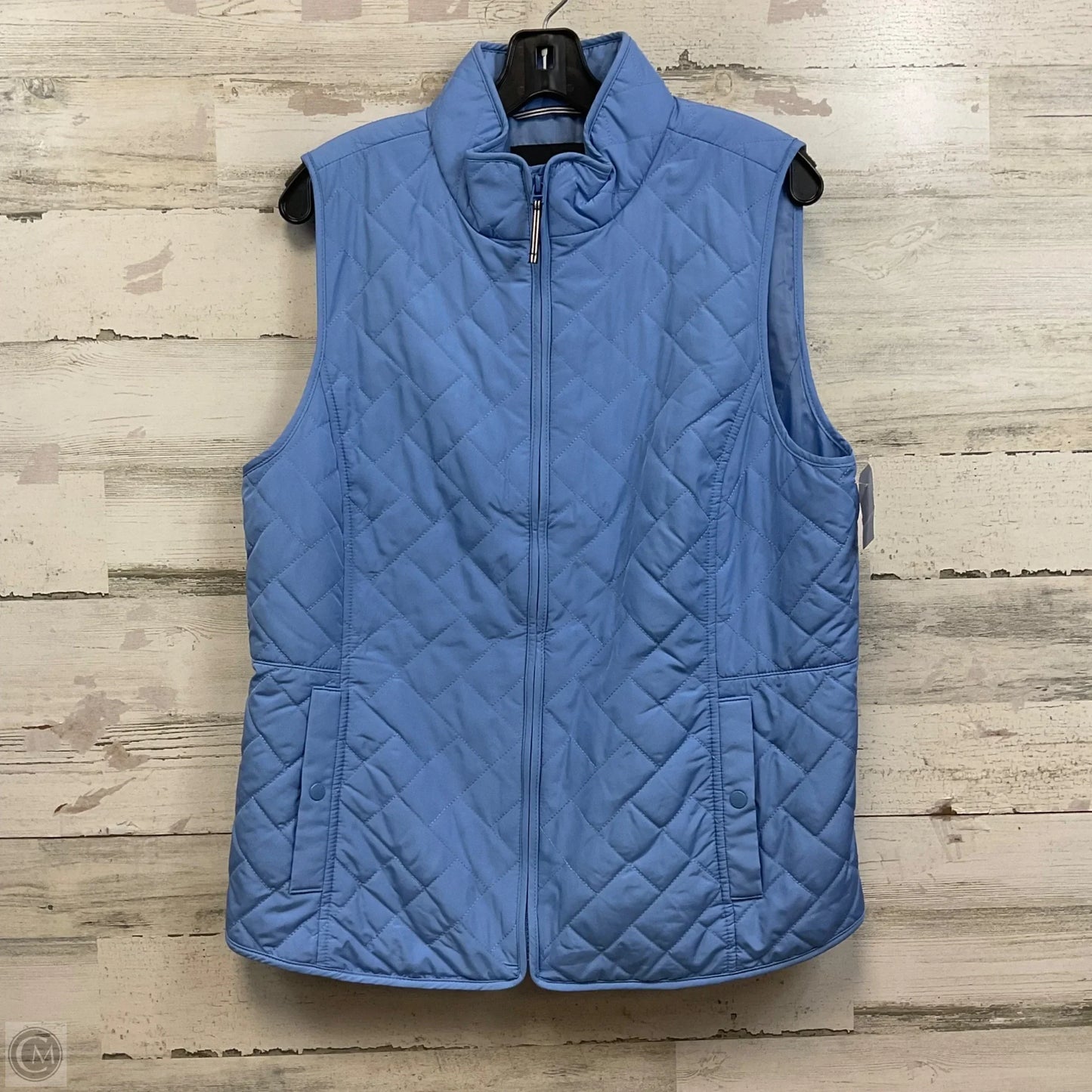 Vest Other By Talbots In Blue, Size: L