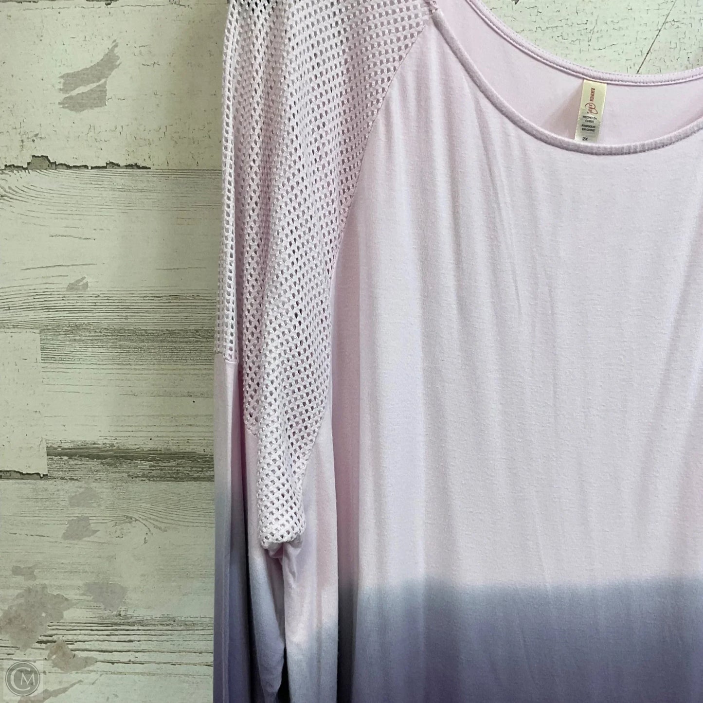 Top Long Sleeve By Clothes Mentor In Purple, Size: 2x