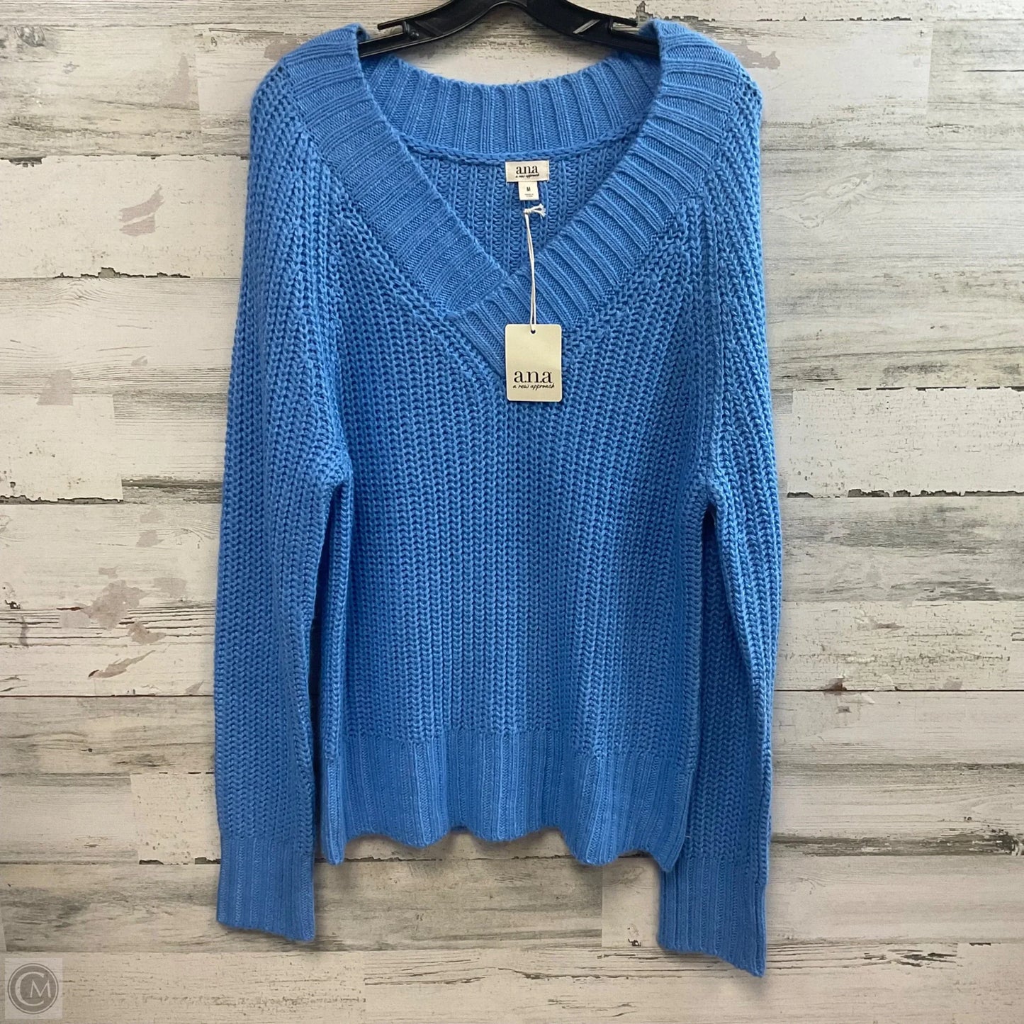 Sweater By Ana In Blue, Size: M
