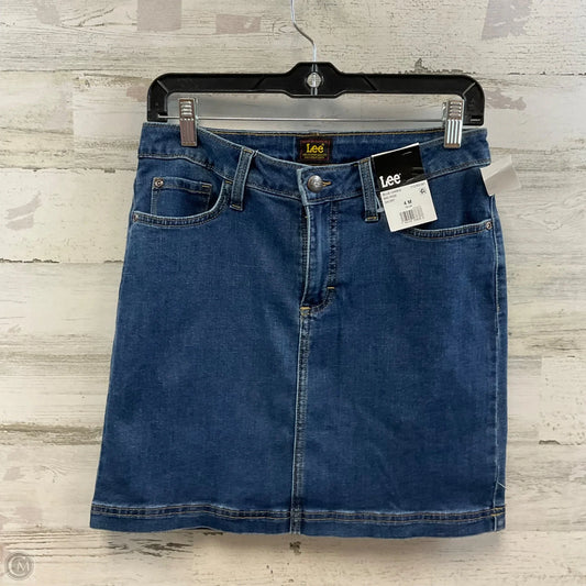 Skort By Lee In Blue Denim, Size: 4