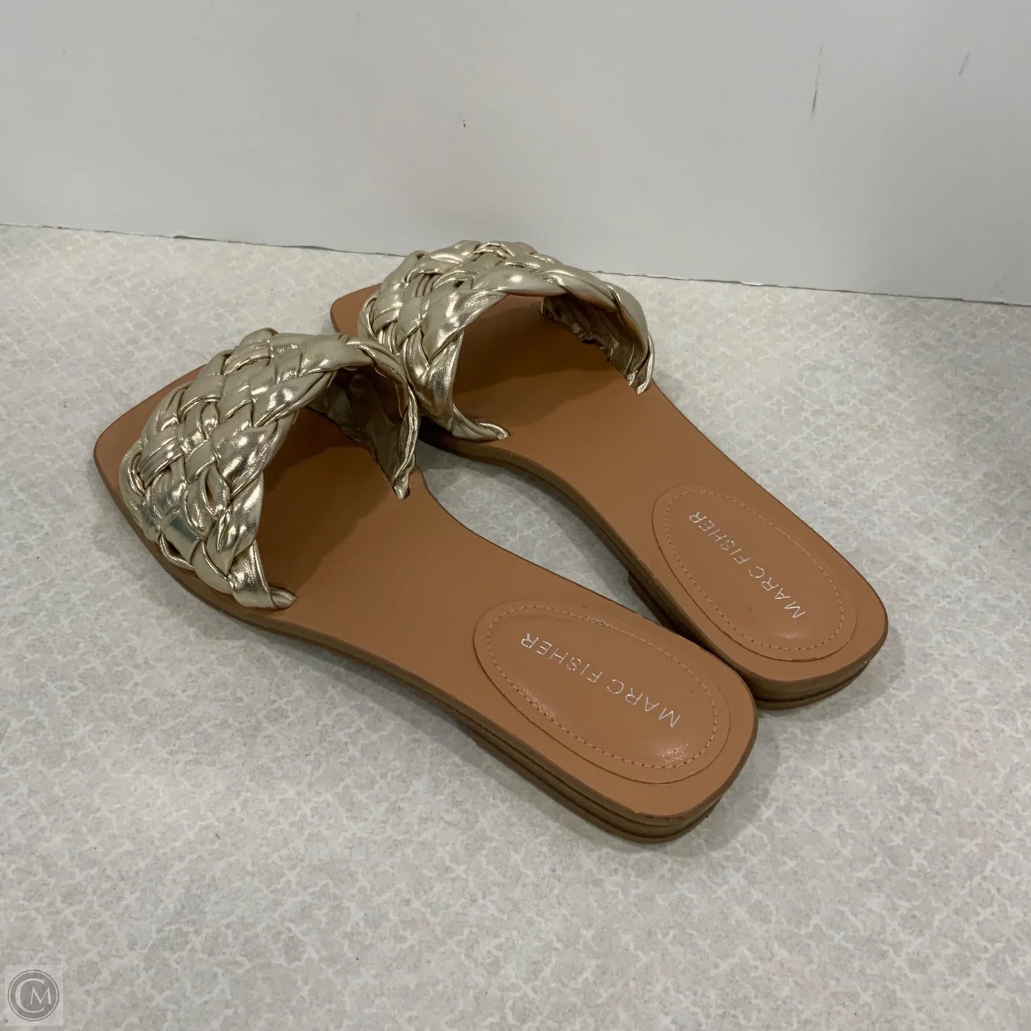 Sandals Flats By Marc Fisher In Gold, Size: 8