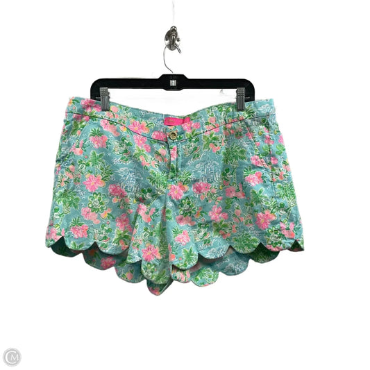 Shorts By Lilly Pulitzer In Blue & Green, Size: 14