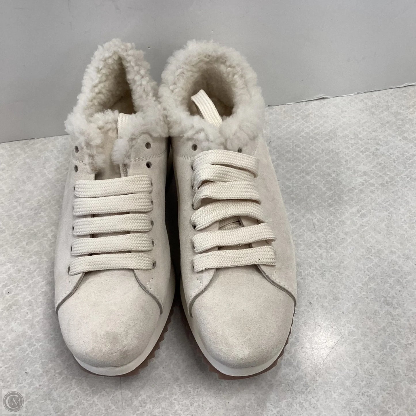 Shoes Flats By Pedro Garcia  In Cream, Size: 6.5