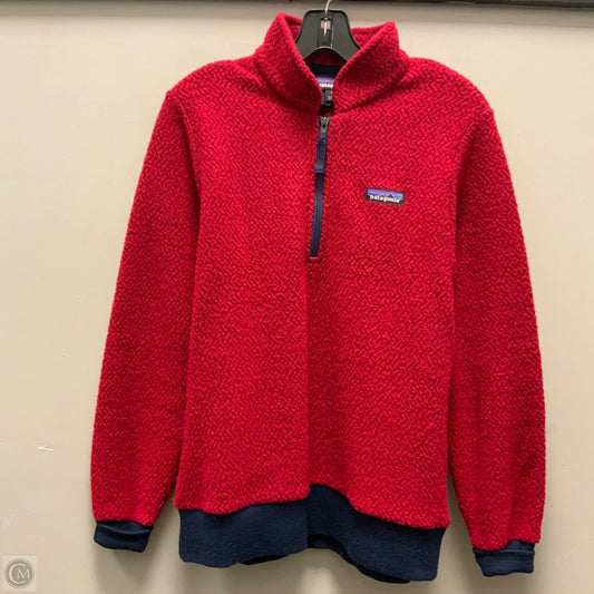 Jacket Fleece By Patagonia In Red, Size: M