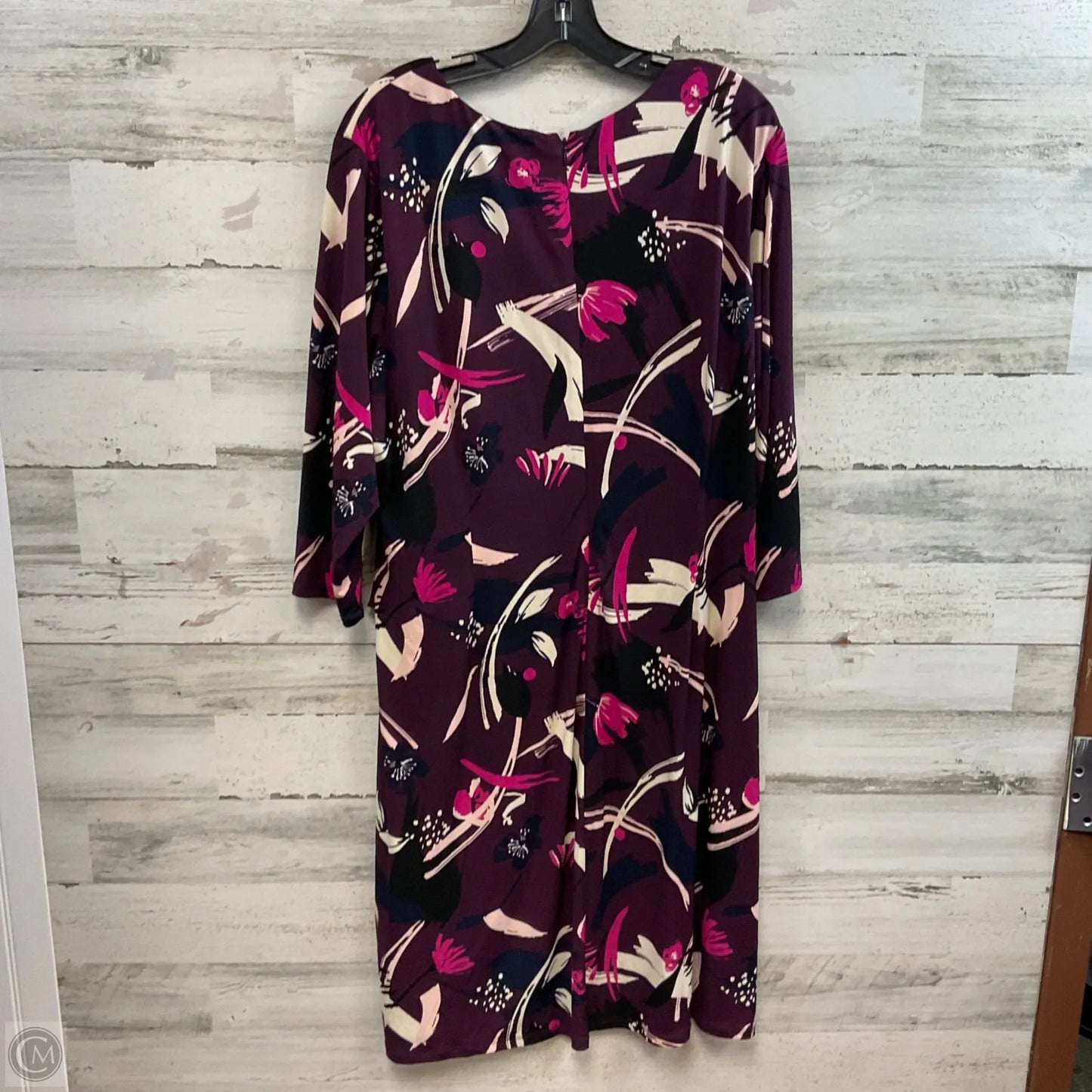 Dress Casual Midi By Eliza J In Purple, Size: 3x