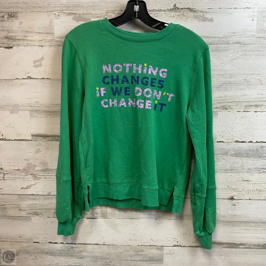 Top Long Sleeve By Maeve In Green, Size: Xs