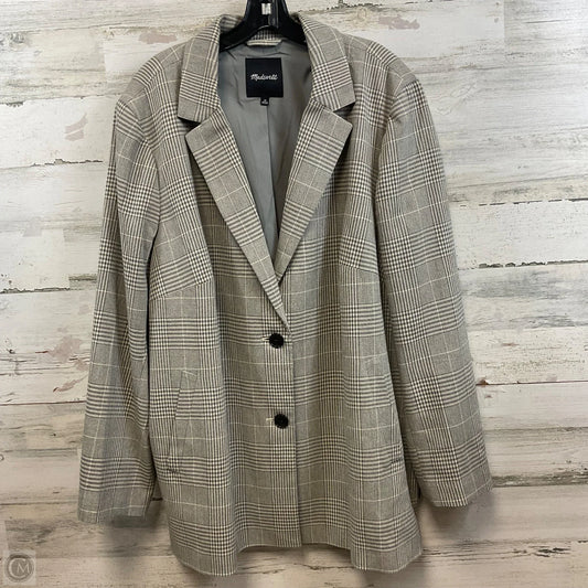 Blazer By Madewell In Grey, Size: 3x