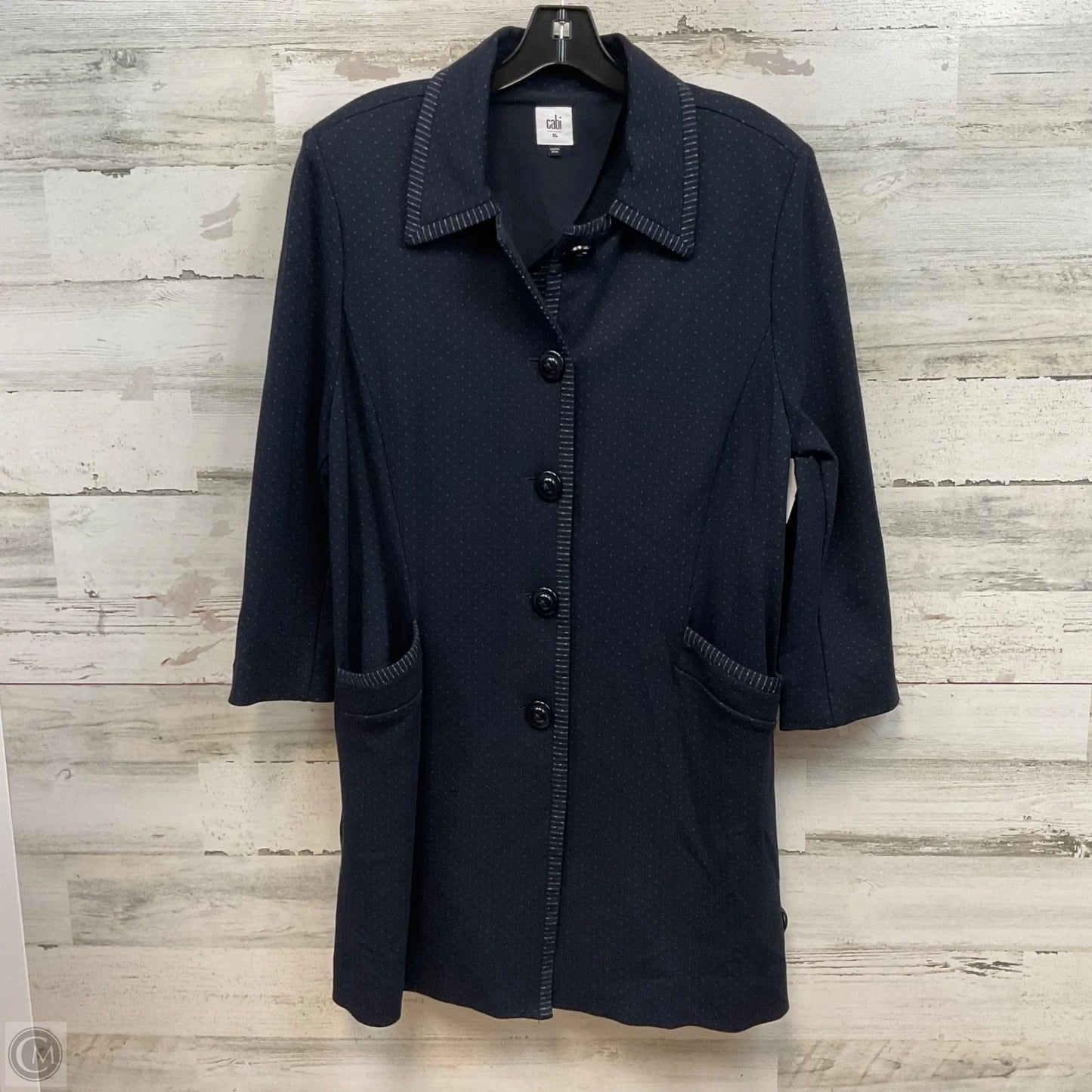 Jacket Other By Cabi In Blue, Size: Xl