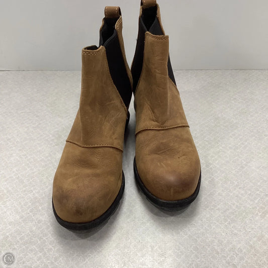 Boots Ankle Heels By Sorel In Beige, Size: 9.5