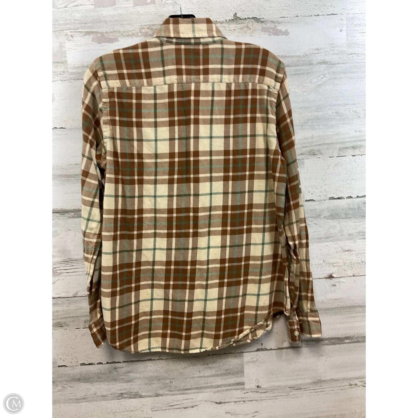 Top Long Sleeve By Ralph Lauren In Brown, Size: M