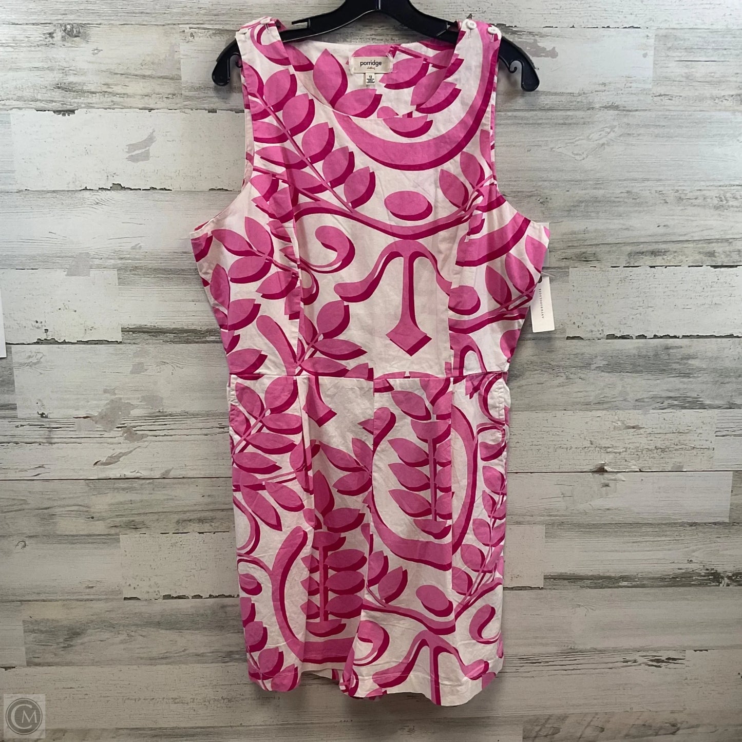 Romper By Porridge In Pink & White, Size: L