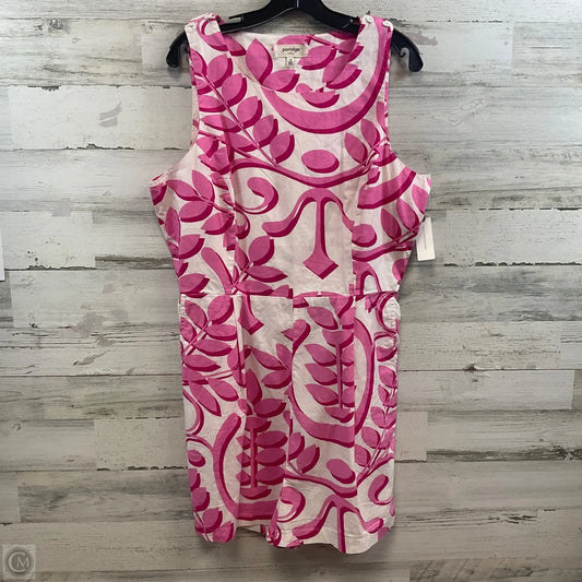 Romper By Porridge In Pink & White, Size: L