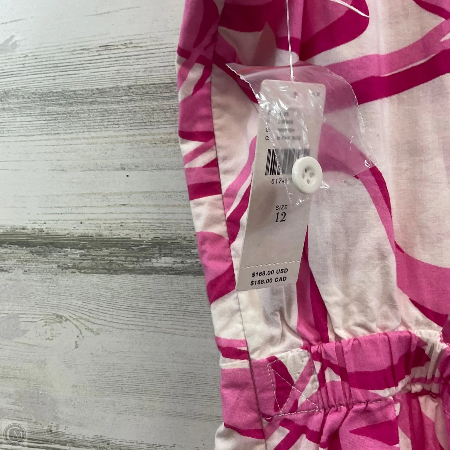 Romper By Porridge In Pink & White, Size: L