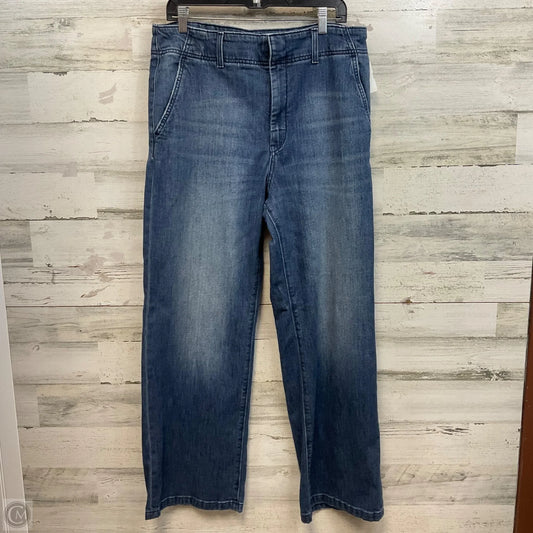 Jeans Wide Leg By Pilcro In Blue Denim, Size: 14