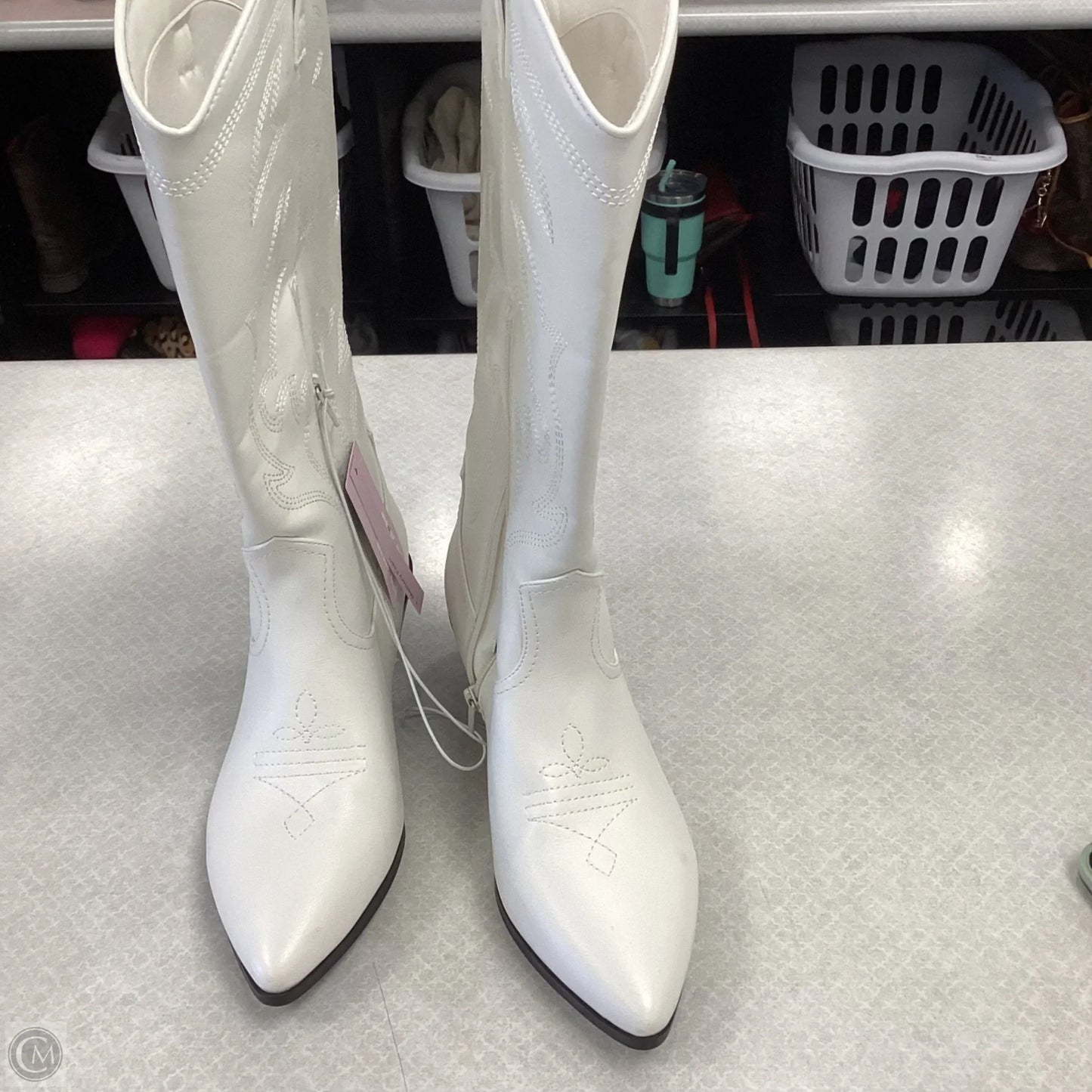 Boots Western By Wild Fable In White, Size: 10