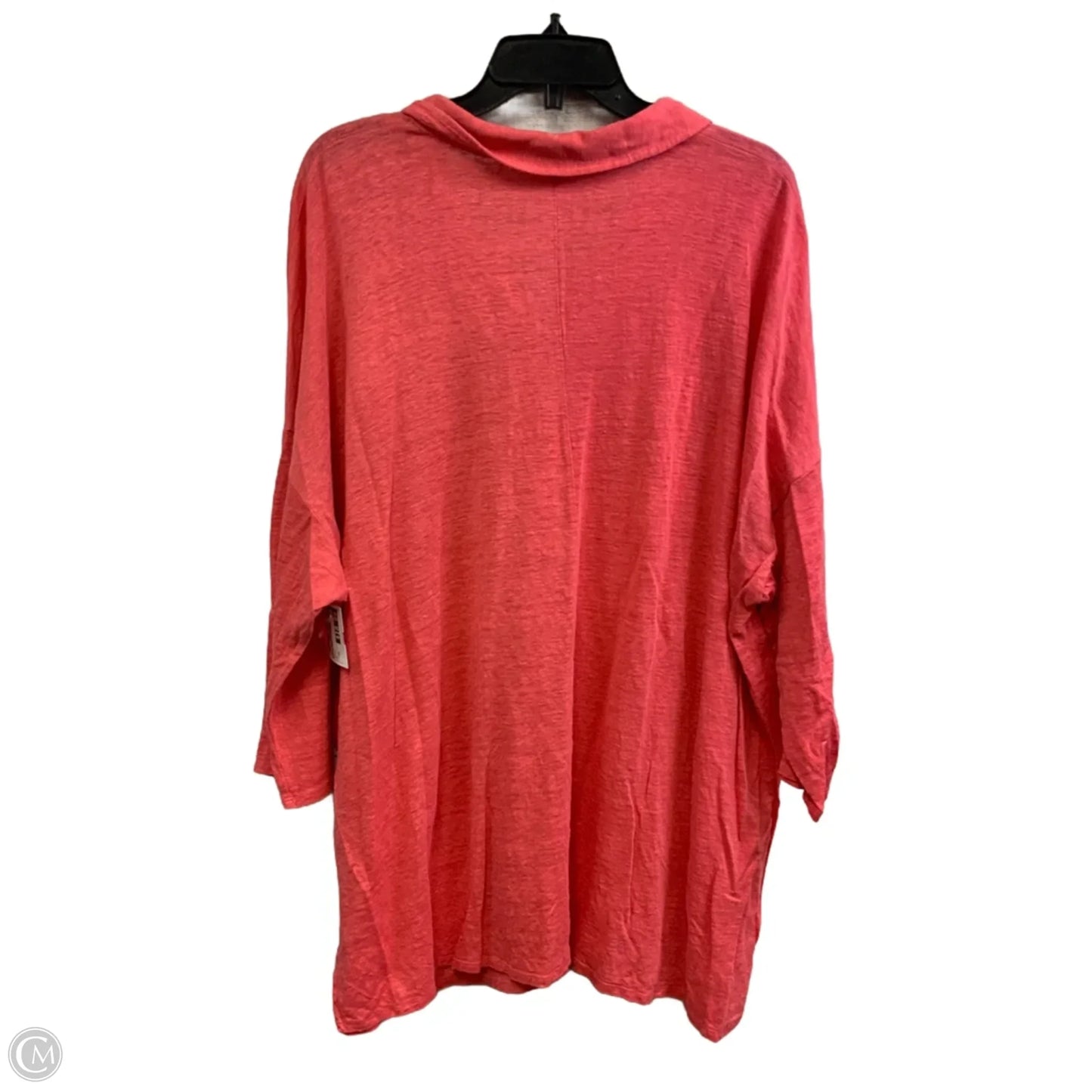 Top Long Sleeve By Eileen Fisher In Orange, Size: 2x