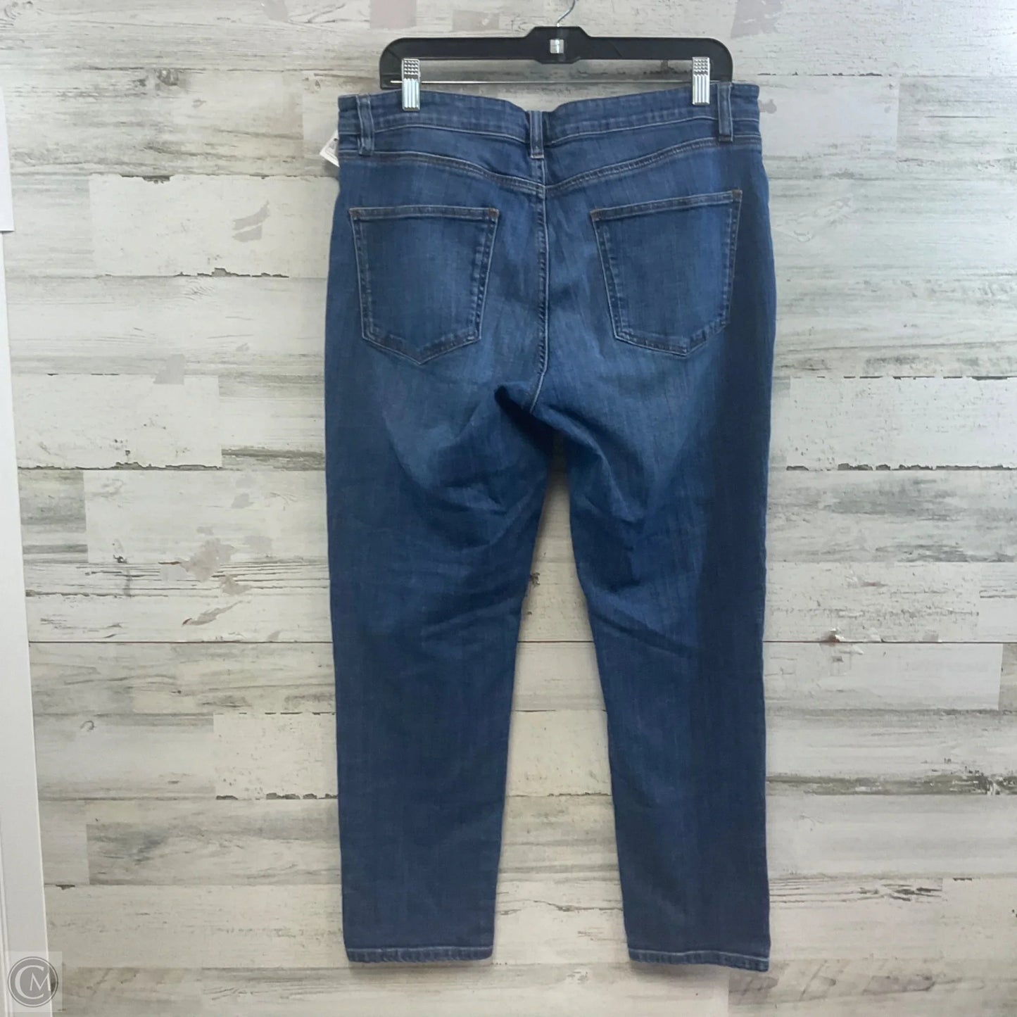 Jeans Straight By Eileen Fisher In Blue Denim, Size: 10