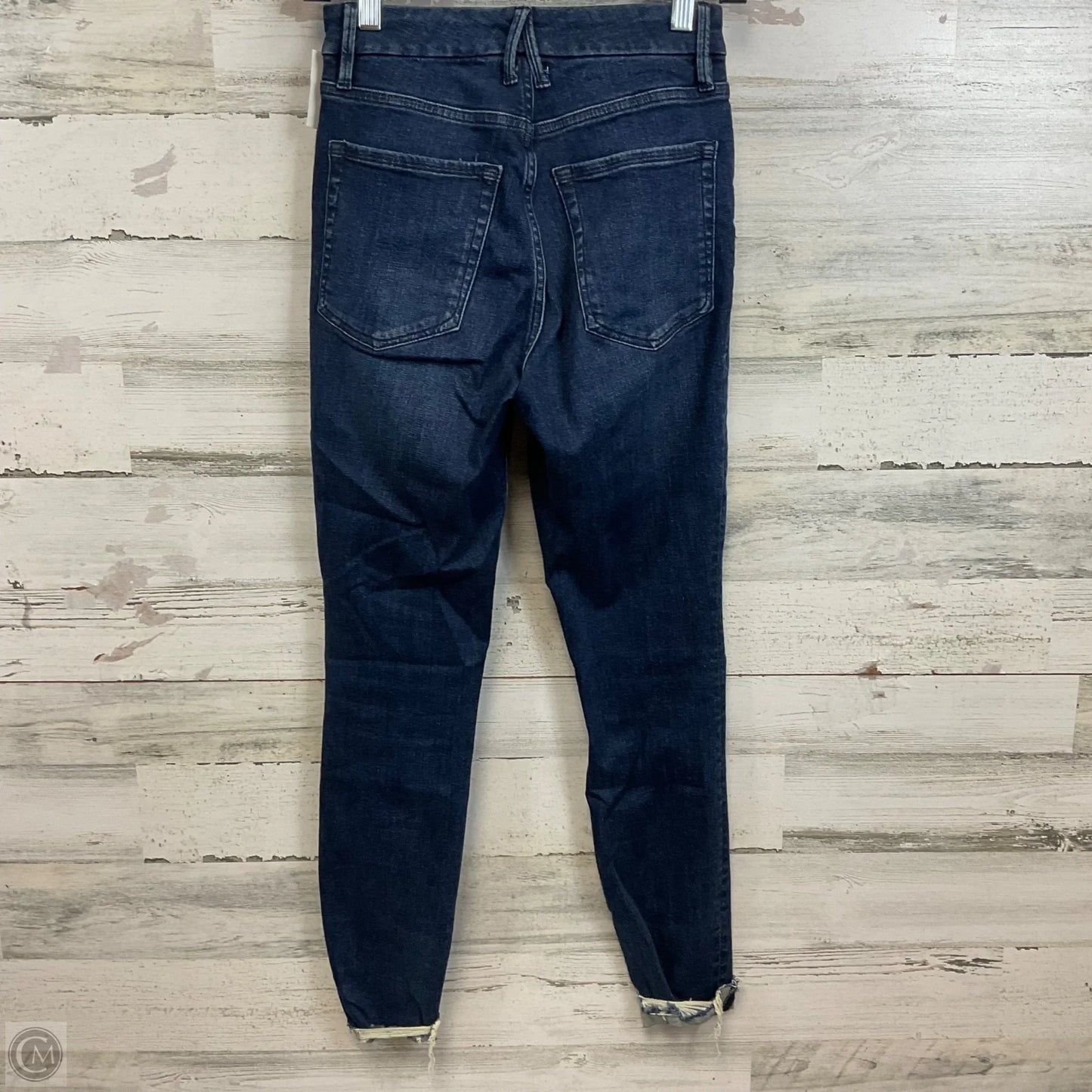 Jeans Skinny By Good American In Blue Denim, Size: 2