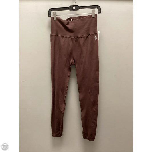 Athletic Leggings By Free People In Brown, Size: M