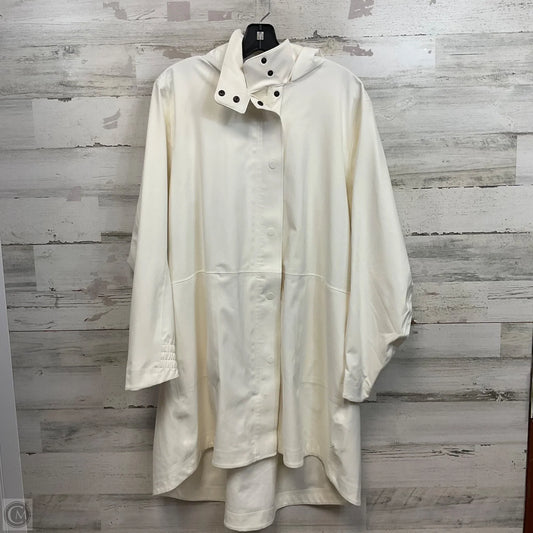 Jacket Windbreaker By Nike Apparel In Ivory, Size: Xl