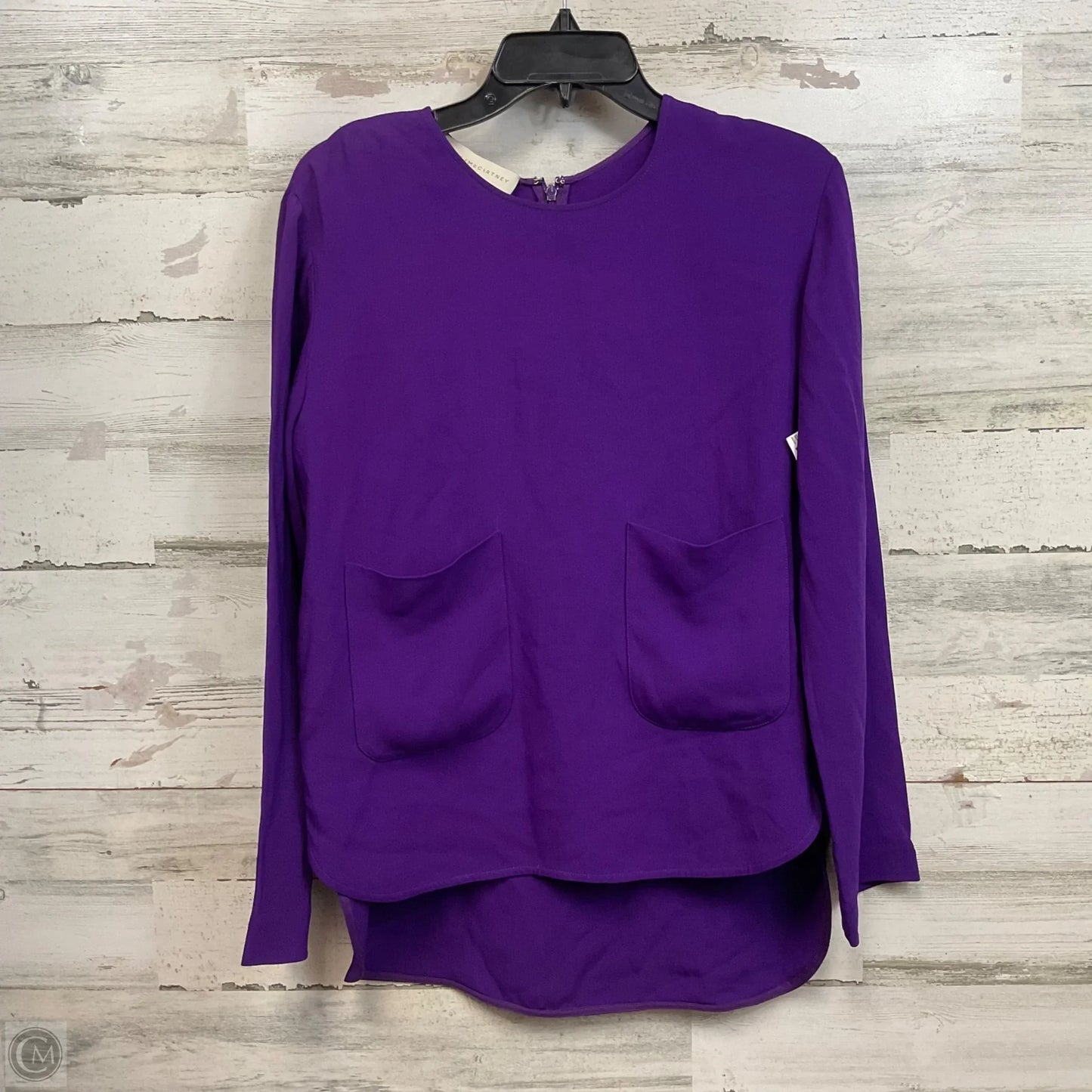Top Long Sleeve Luxury Designer By Stella Mccartney In Purple, Size: L