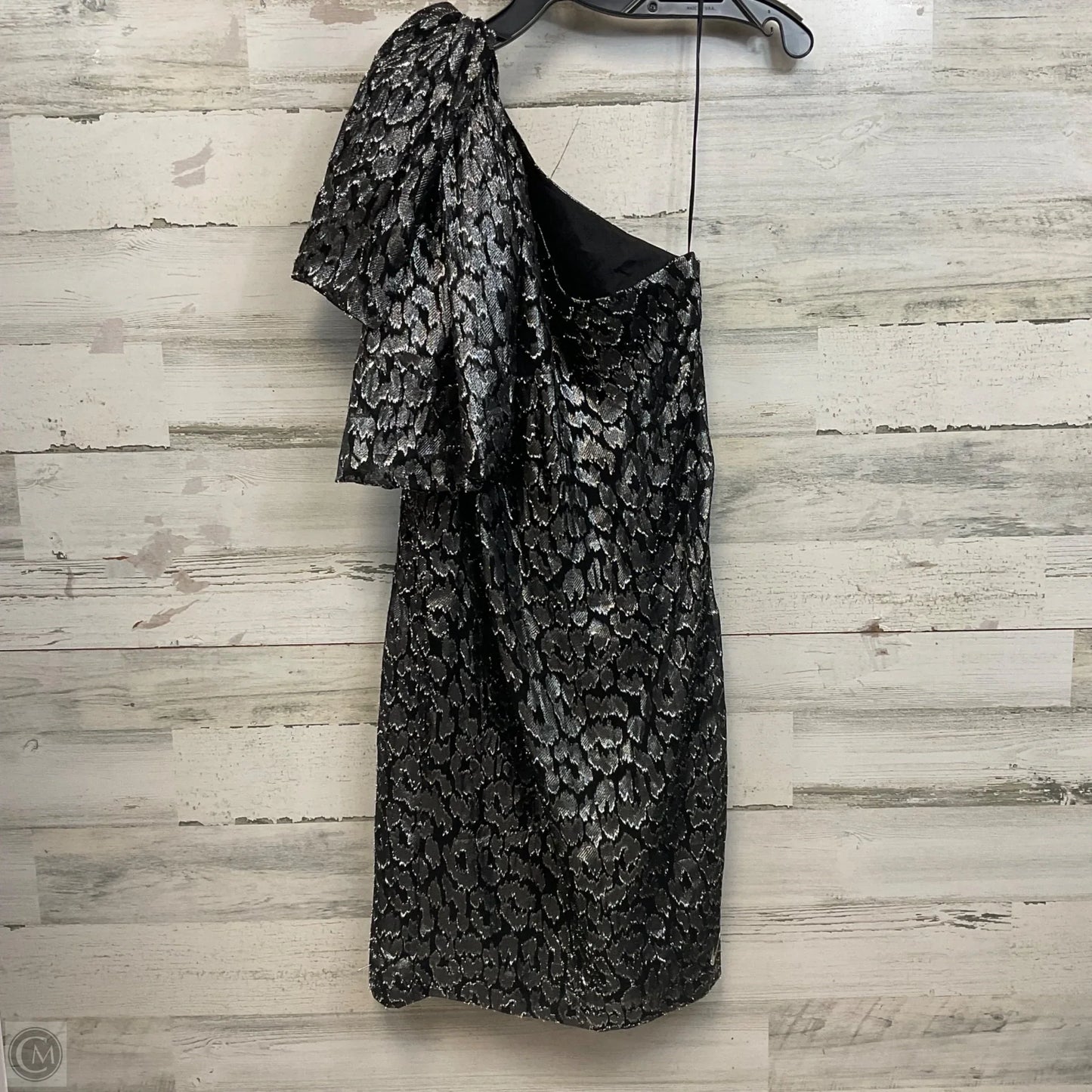 Dress Party Short By Trina Turk In Black & Silver, Size: S