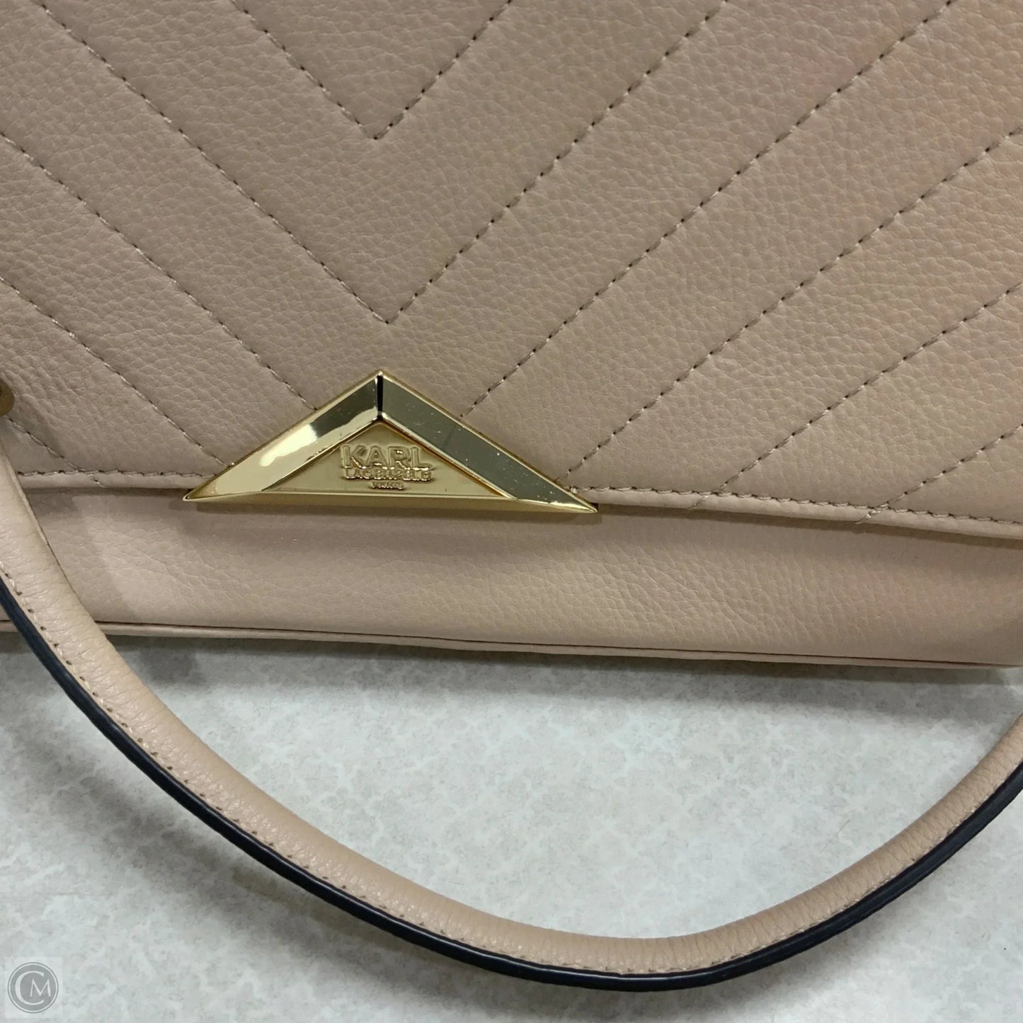 Handbag Designer By Karl Lagerfeld, Size: Medium