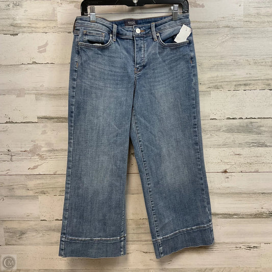 Jeans Wide Leg By Not Your Daughters Jeans In Blue Denim, Size: 8p