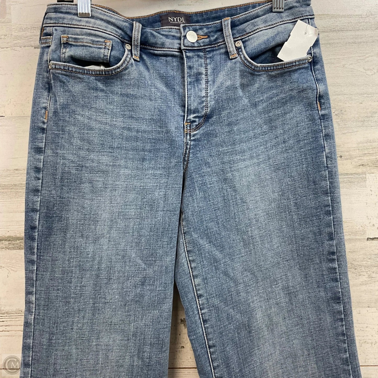 Jeans Wide Leg By Not Your Daughters Jeans In Blue Denim, Size: 8p