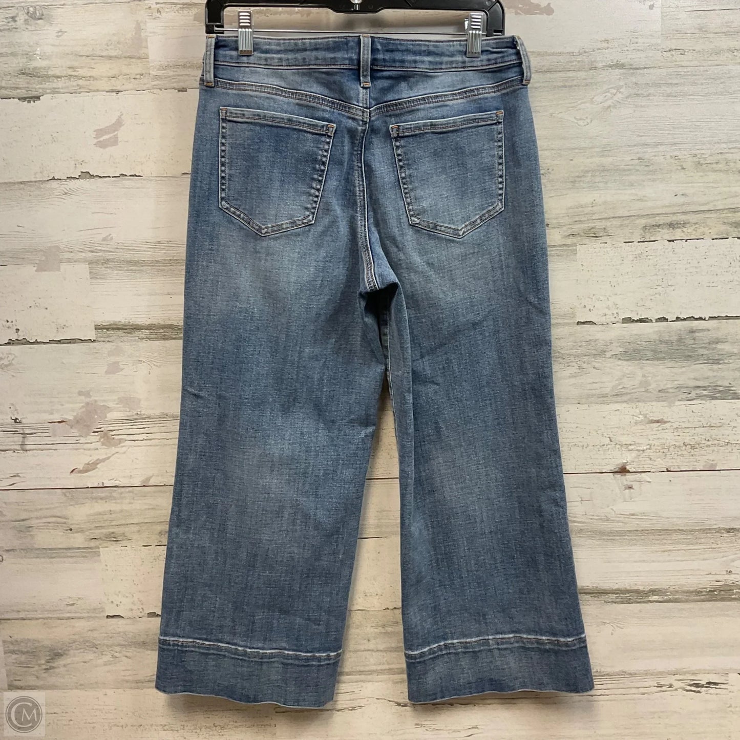 Jeans Wide Leg By Not Your Daughters Jeans In Blue Denim, Size: 8p