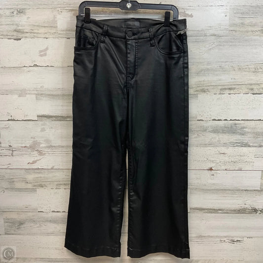 Jeans Wide Leg By Kut In Black Denim, Size: 8p