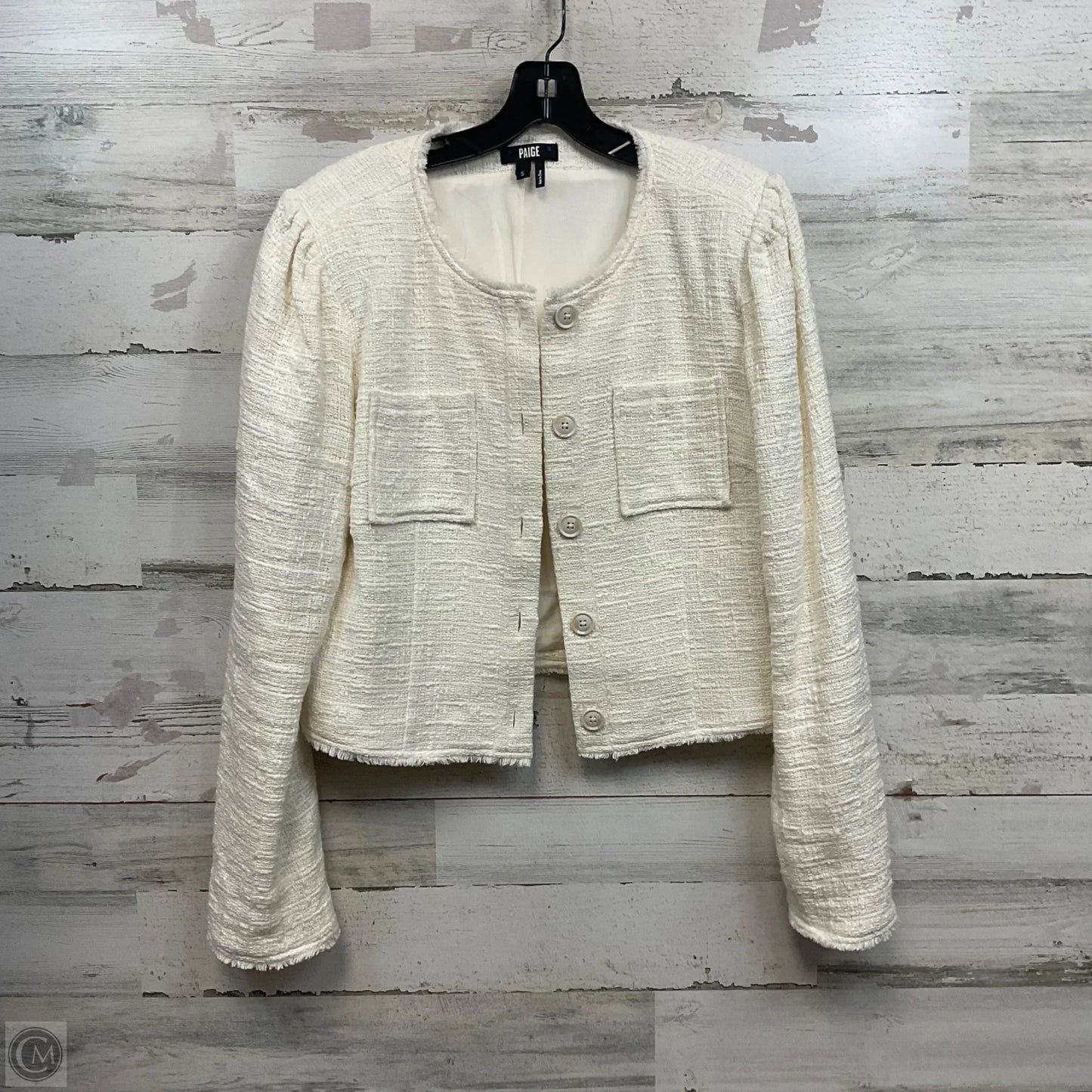 Jacket Other By Paige In Cream, Size: S