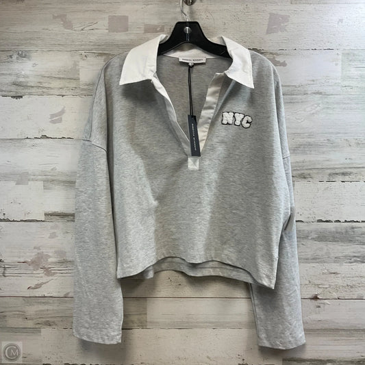 Top Long Sleeve Designer By Rebecca Minkoff In Grey, Size: M
