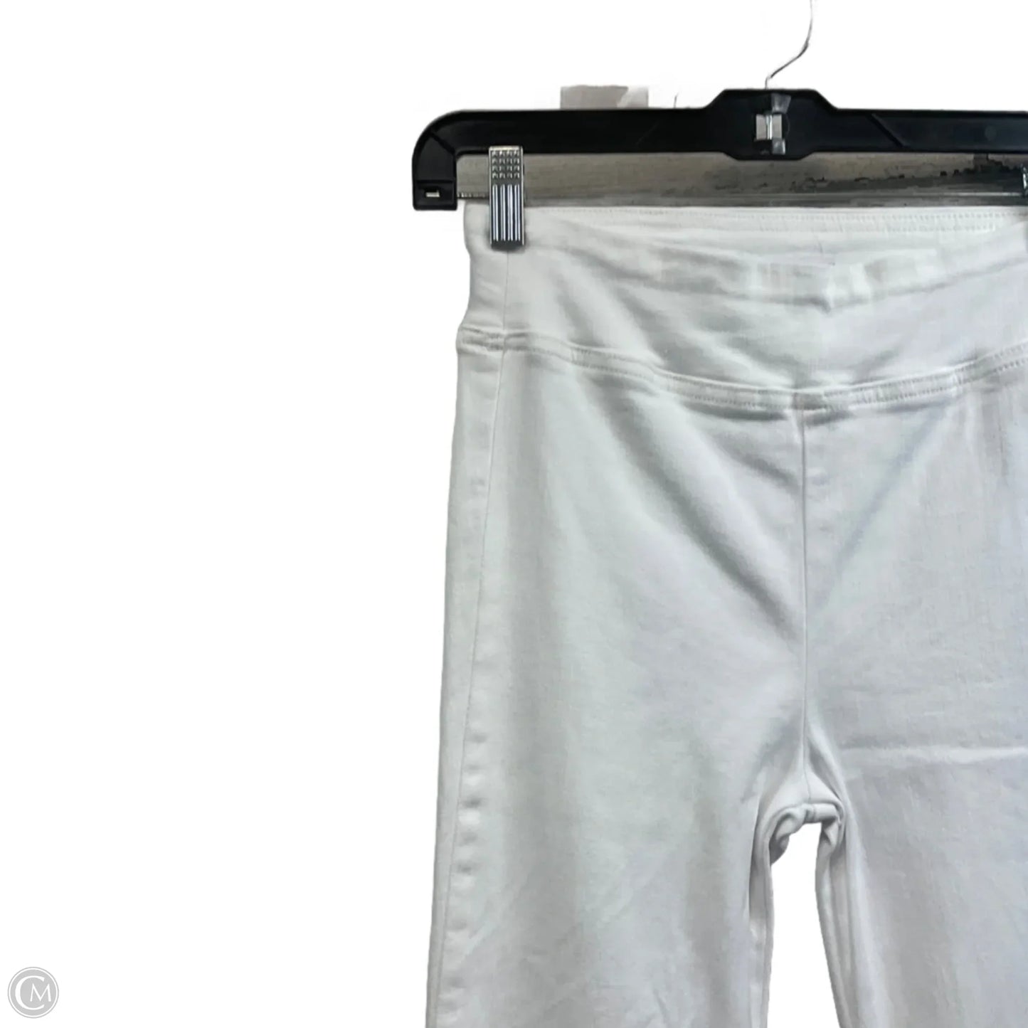Pants Wide Leg By Frame In White Denim, Size: Xs