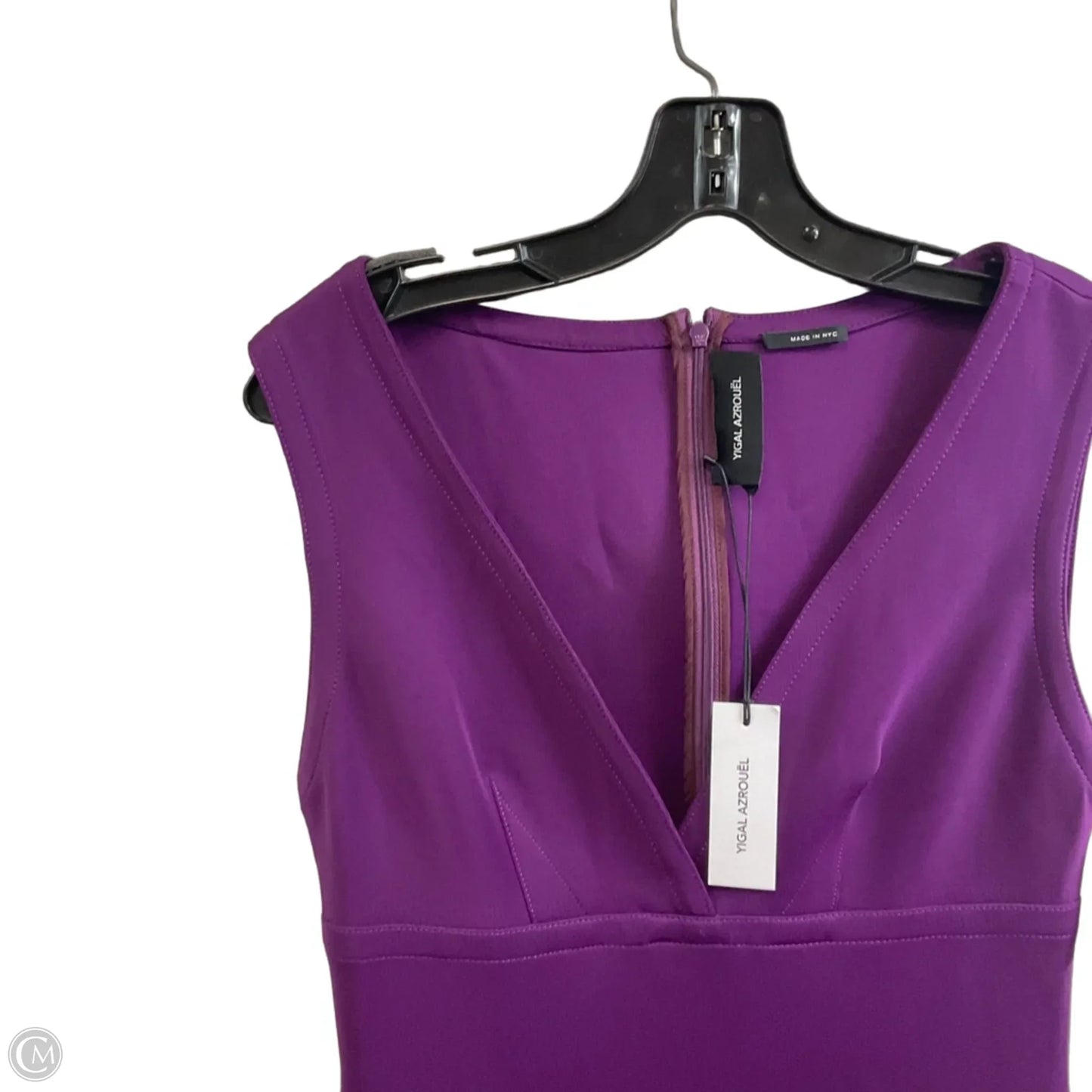 Dress Party Midi By YIGEL AZROUEL In Purple, Size: M