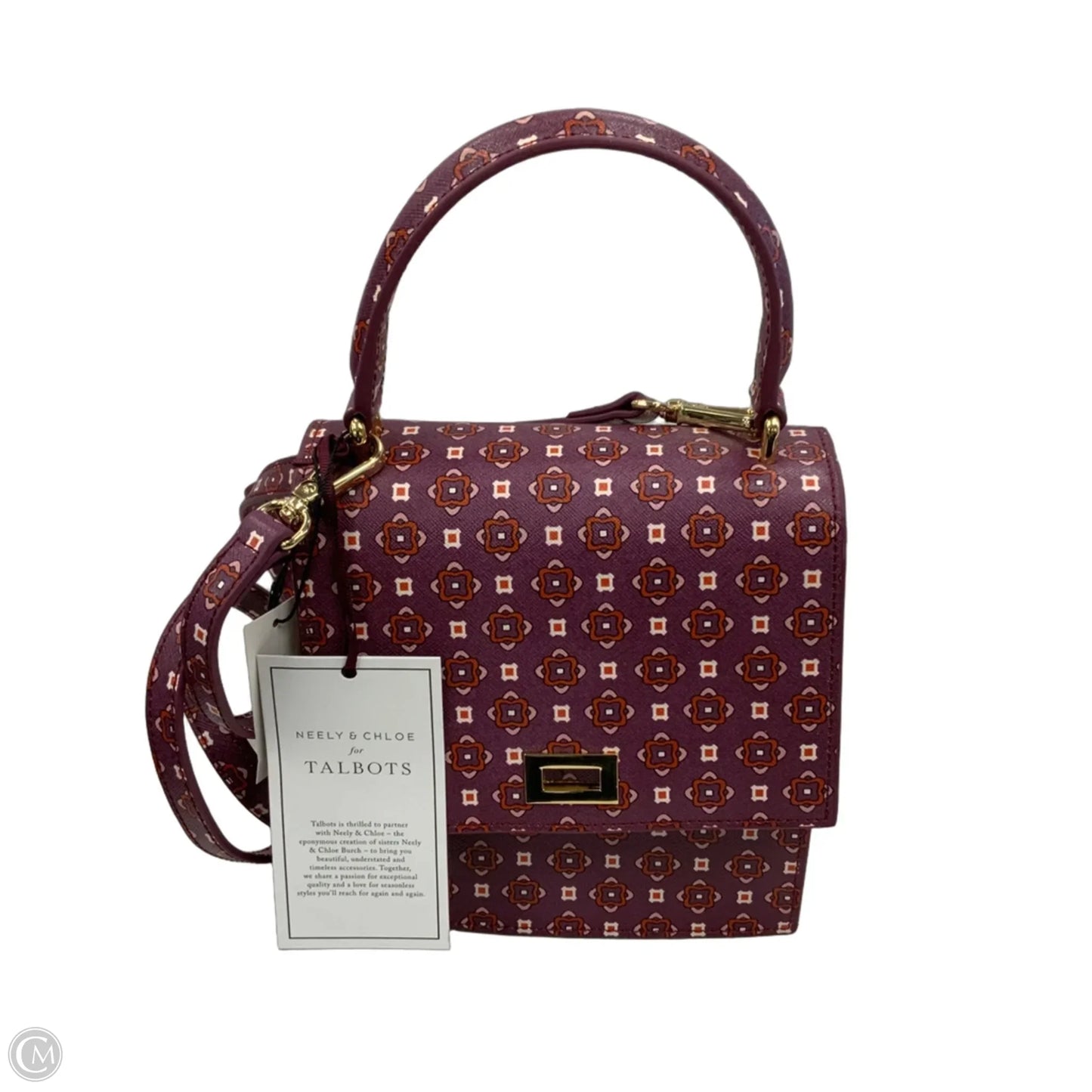 Handbag Leather By Talbots, Size: Small