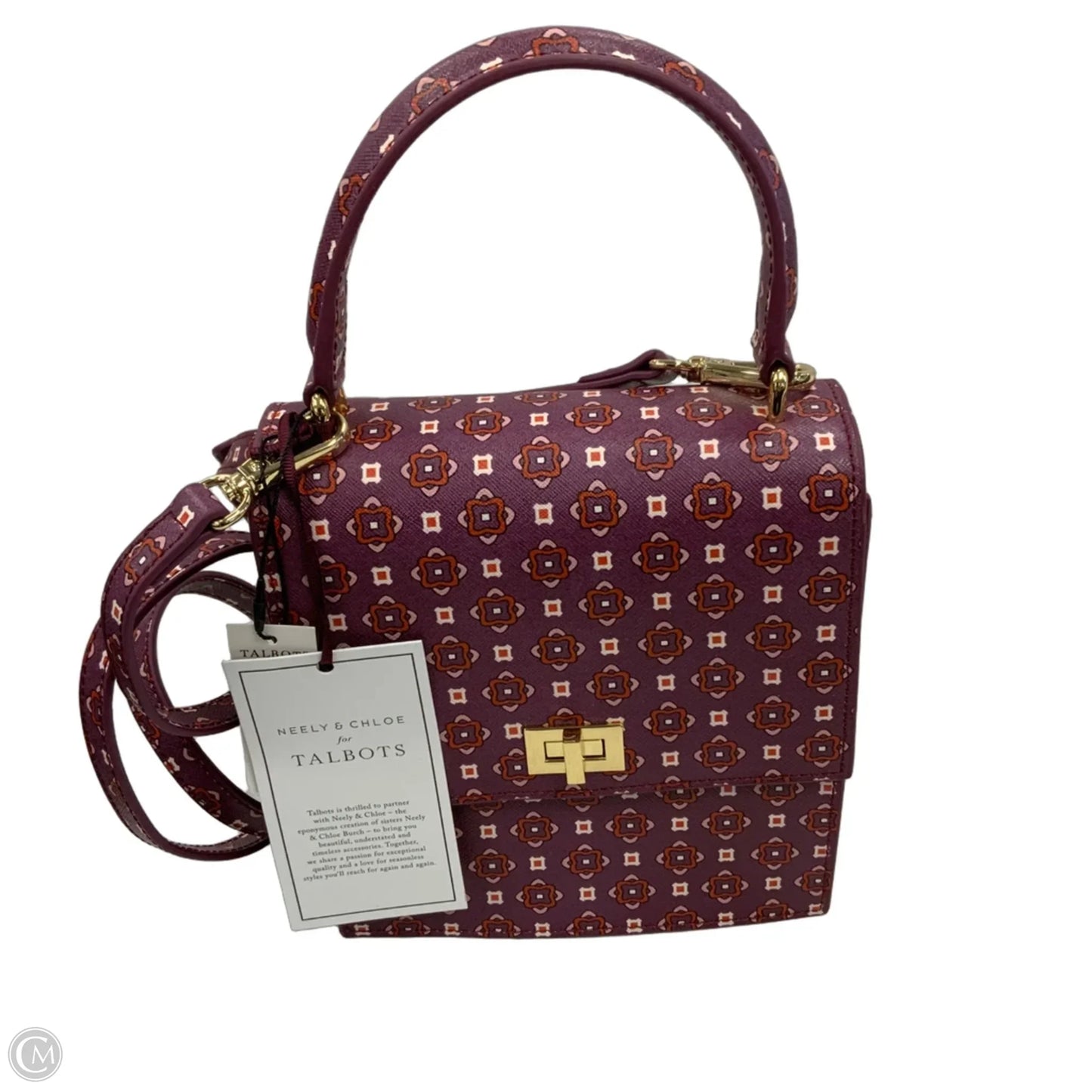 Handbag Leather By Talbots, Size: Small